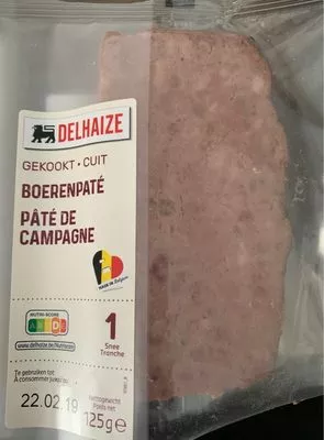 Pâté de campagne Delhaize 150 g, code 5400119513821