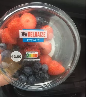 Mélange de fruits rouges Delhaize 130 g, code 5400119526074