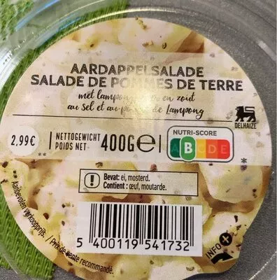 Salade de pomme de terre Delhaize 400 g, code 5400119541732