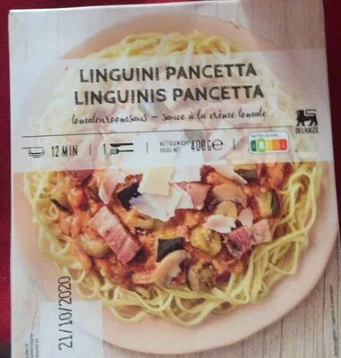 Linguini pancetta Delhaize , code 5400119550062