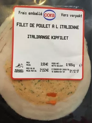 Filet de poulet à l’italienne Cora , code 5400134297676