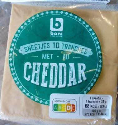 Tranches au Cheddar Boni , code 5400141013054