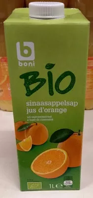 Boni Bio jus d'orange Boni, Boni Bio 1L, code 5400141029734