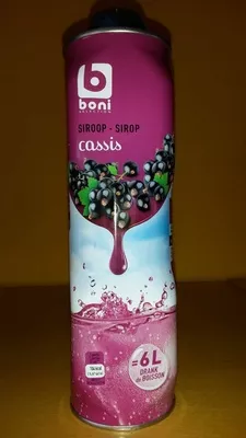 Sirop de cassis boni 1, code 5400141074055