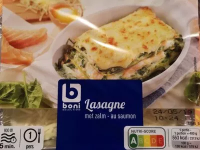 Lasagne au saumon Boni 400 g, code 5400141186130