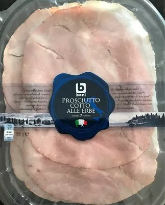 Prosciutto cotto alle erbe Boni , code 5400141189490