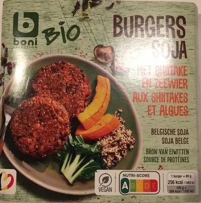 Burgers soja aux shiitakes et algues Boni , code 5400141193411