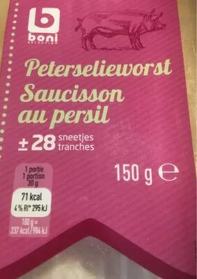 Saucisson au persil Boni 200 g, code 5400141196603