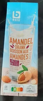 Boisson aux amandes Boni,  Boni Selection , code 5400141301885