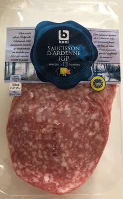 Saucisson d'Ardenne IGP Boni , code 5400141321142