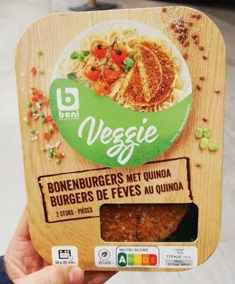 Burgers de fève au quinoa Boni , code 5400141338539