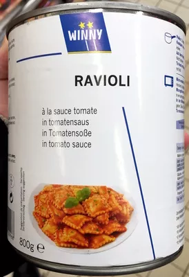 Ravioli à la sauce tomate Winny 800 g, code 5400247009968