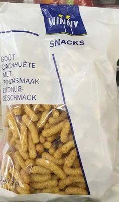 Snacks goût Cacahuète Winny 100 g, code 5400247030986