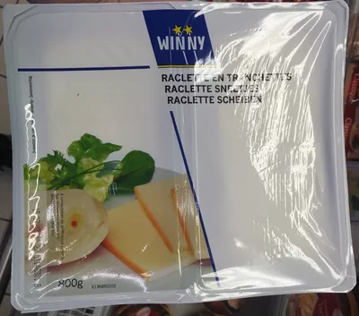 Raclette en tranchettes (26% MG) Winny 800 g, code 5400247059550