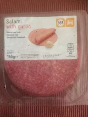 Salami à l'ail Delhaize , code 5400601450283