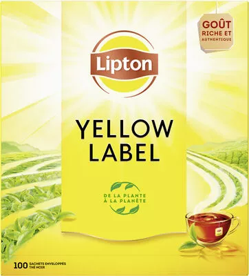 Lipton Yellow Label Thé Noir 100 Sachets Lipton 200 g, code 5410033800211