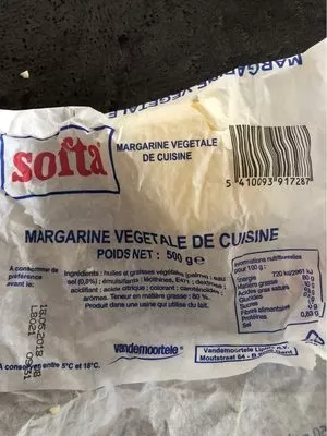 Margarine vegetale de cuisine  , code 5410093917287