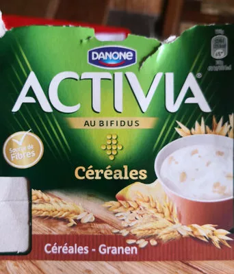 Activia céréales Danone 4 x 125g, code 5410146416453