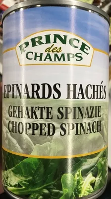 Epinards hachés Prince des Champs 395 g, code 5410153887796