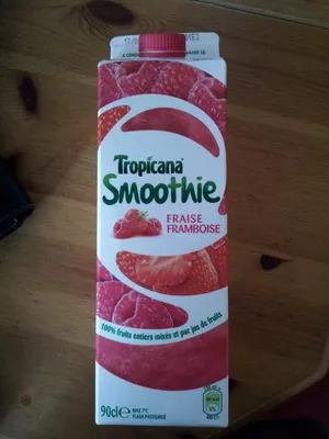 Smoothie fraise-framboise Tropicana 90cl, code 5410188026597