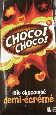 Lait Chocolaté Demi-écrémé Choco! Choco!, Milcobel 1 l e, code 5410266403012