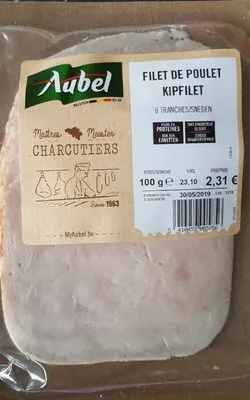 Filet de Poulet 6 tranches Aubel 100 g, code 5410459005856