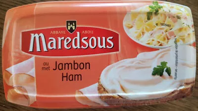 Fromage fondu au Jambon Maredsous 200g, code 5410578000039