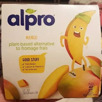 Mango plant-based alternative to fromage frais Alpro 200 g, code 5411188130345