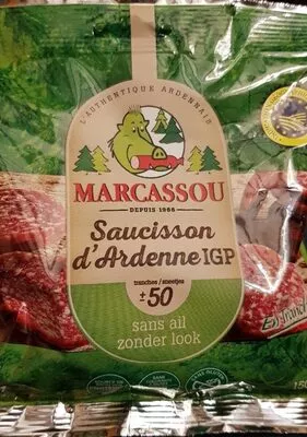 Saucisson d'Ardenne IGP  , code 5411319187699