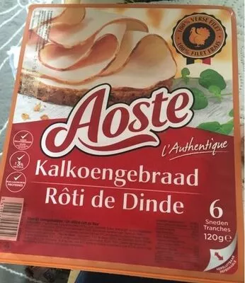 Rôti de dinde Aoste 120 g (6 tranches), code 5411328095534