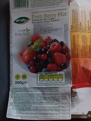 Fruit Berry Mix 100% pure fruit Ardo 300 g, code 5411361011430