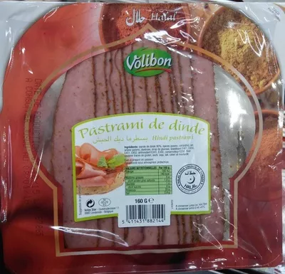 Pastrami de Dinde Volibon 160 g e, code 5411431882144