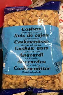 Noix de Cajou grillées et salées Sans marque 1 kg, code 5411571077158