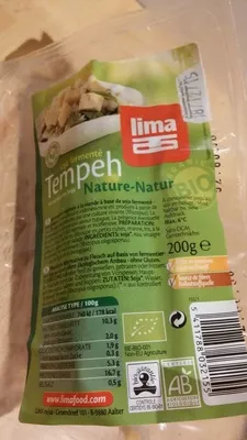 Tempeh nature lima 200 g, code 5411788032155