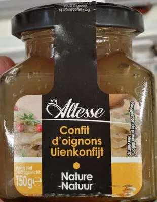 Confit d'oignons nature Altesse 150 g, code 5412465150100