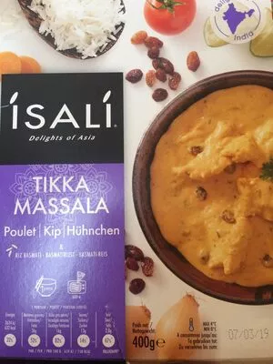 Poulet Tikka Massala et riz Basmati Isali 400 g (1 personne), code 5413110011104