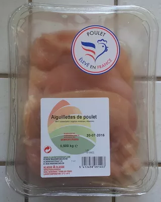 Aiguillettes de poulet plukon maasmechelen nv, Plukon, Plukon food group 500 g, code 5413458061403