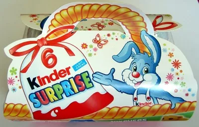 6 Kinder Surprise Kinder, Kinder Surprise, Ferrero 6 x 20 g = 120 g, code 5413548140940