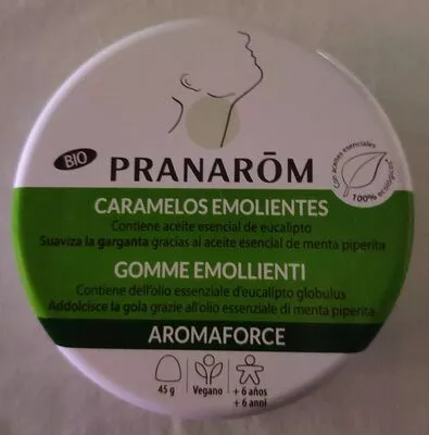 Caramelos emolientes aromaforce Pranarom , code 5420008527661