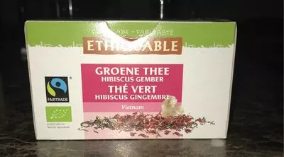 Thé vert hibiscus gingembre  , code 5420051401413