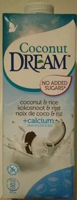 Lait riz & coco (1L) Rice Dream , code 5425000191001