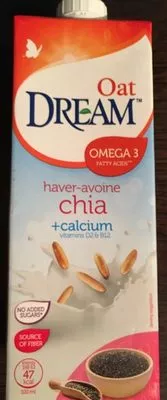 Lait avoine chia Oat Dream , code 5425000191704