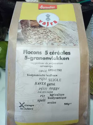 Flocons 5 Cereales (500 GR) vajra 500g, code 5425006843959