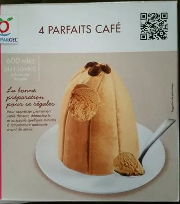 4 parfaits au café Toupargel 600 ml, code 5425010008115