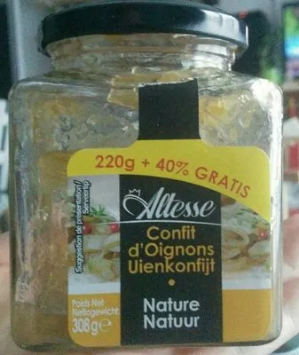 Confit d'oignons nature Altesse 308 g, code 5425031090571