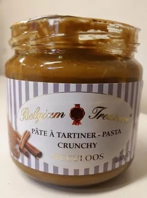 Pâte à tartiner - Pasta Crunchy - Speculoos Belgium Treasure , code 5425037110037