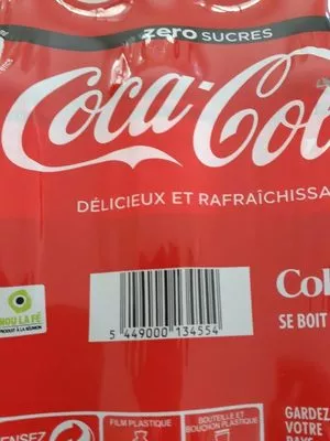 Coca-cola Zero 4X6X50 CL, 24 Bouteilles Coca-Cola , code 5449000134554