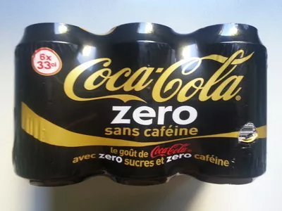 Coca-Cola Zero sans caféine coca-cola 6*33cl, code 5449000169334