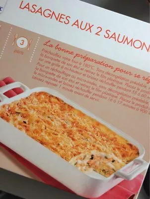 Lasagnes aux 2 saumons Toupargel , code 5450100012857