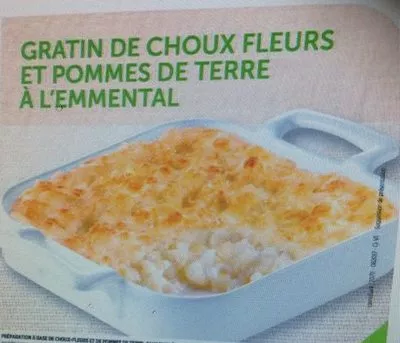 Gratin de choux-fleurs et pomme de terre Toupargel , code 5450100014523